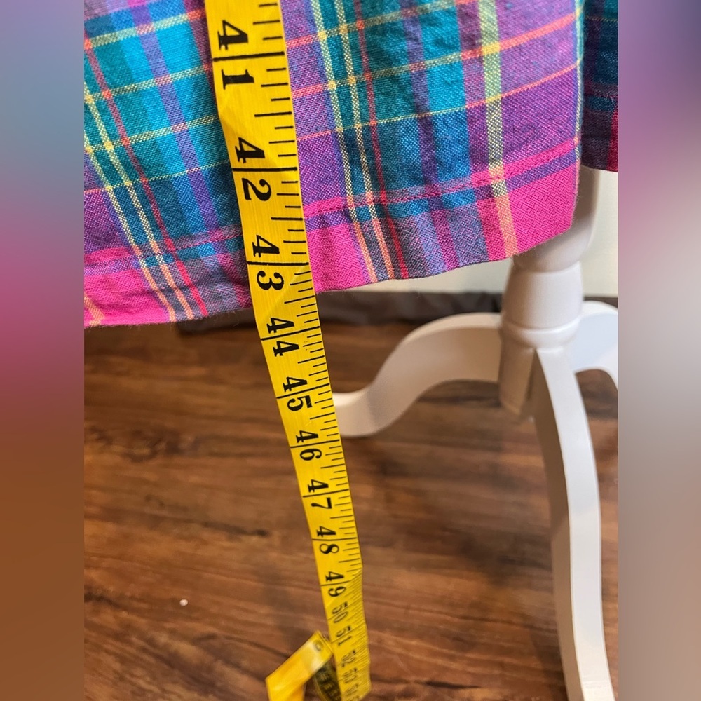 Bryn Connelly Colorful Cotton Plaid Dress - Picture 5 of 11